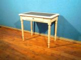 4948+ Scrittoio stile ’800 Francese con piano in finilpelle verde decorato oro